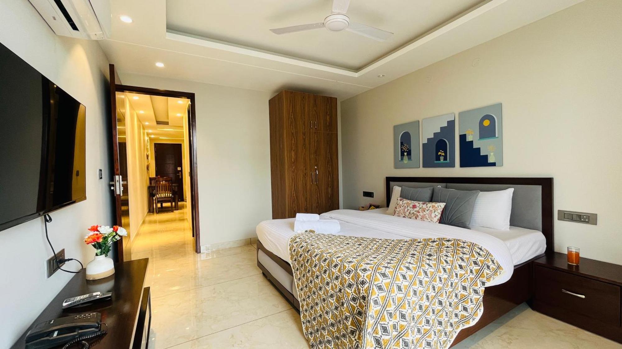 Zen Suites Gurgaon - Luxe Stays Collection Ngoại thất bức ảnh